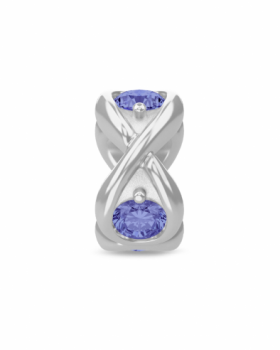 Endless Jewelry Charm Tanzania Blue Infinity Ocean Silver 41361-2