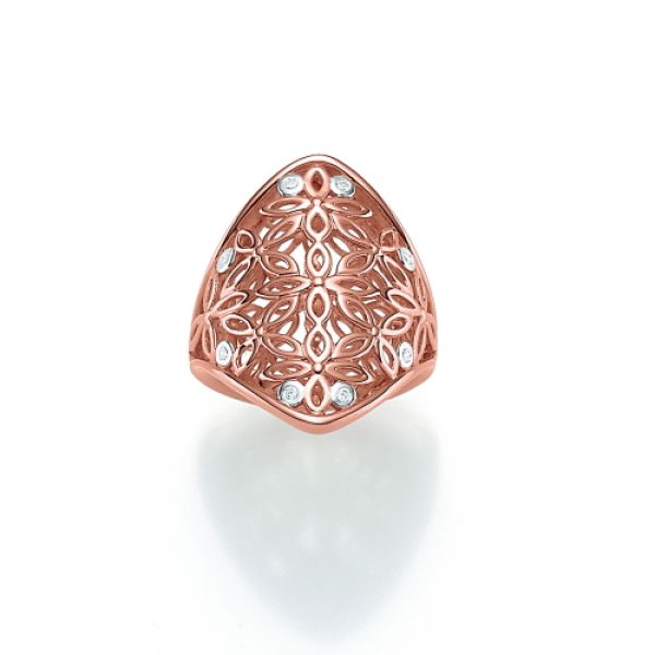 Ring VIVENTY Jewels Silber rosé vergoldet mit Zirkonia 772891